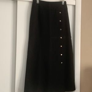 Long black skirt